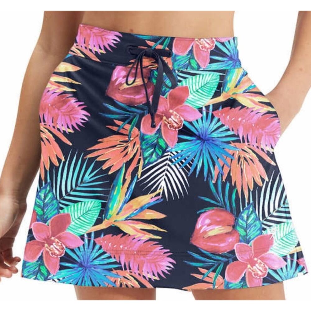 Speedo Women's Lightweight Swim Skort "Hot Coral" NWT Size Large - Picture 16 of 16